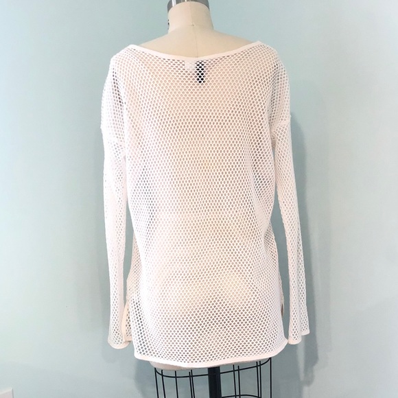 H&M White knit net tunic - Picture 2 of 6
